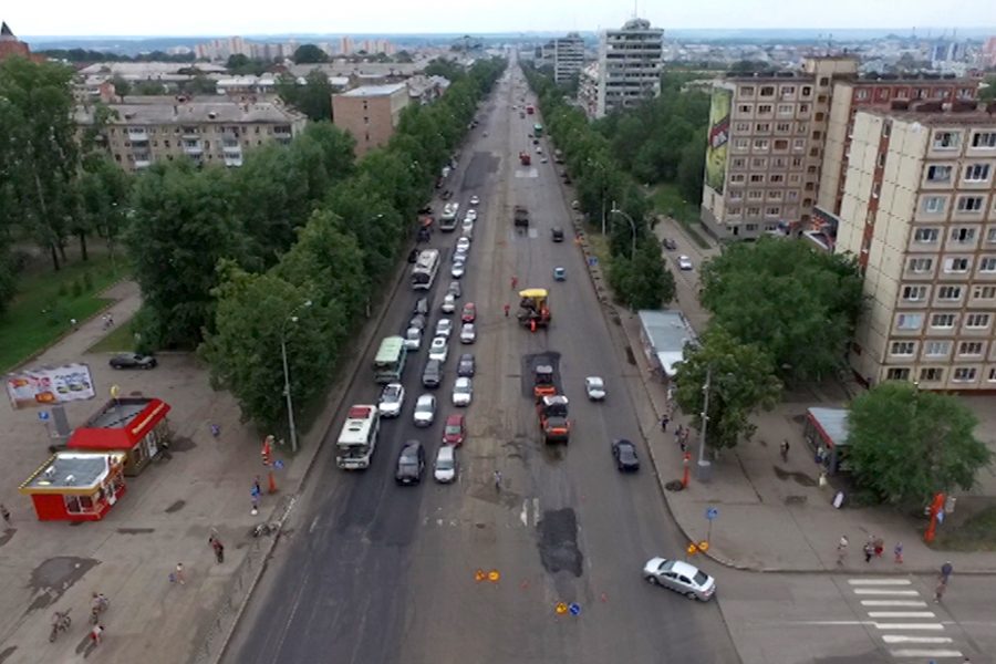 В Кемерове на Ленина отремонтируют 3,6 км технических тротуаров