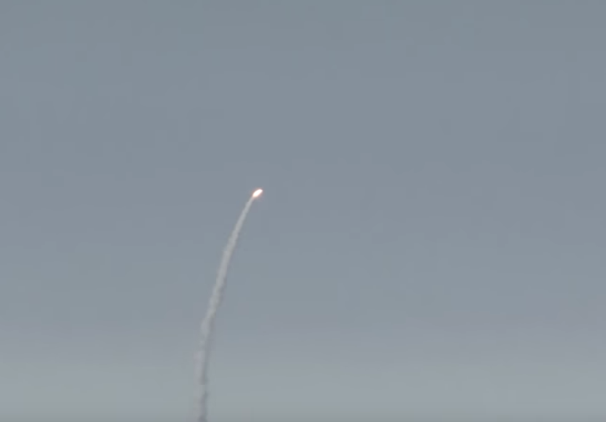 В Сети опубликовали видео пуска ракеты «Калибр» с подлодки в Баренцевом море