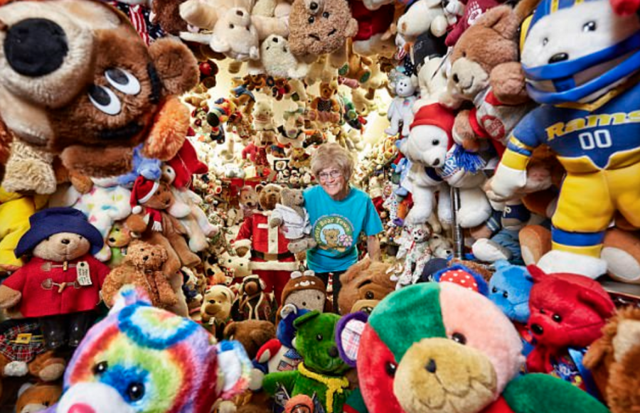 Плюшевый рекорд: 68-летняя американка собрала восемь тысяч игрушечных медведей
