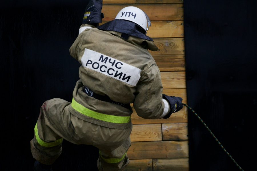 В Кемерове из-за поджога горело муниципальное здание