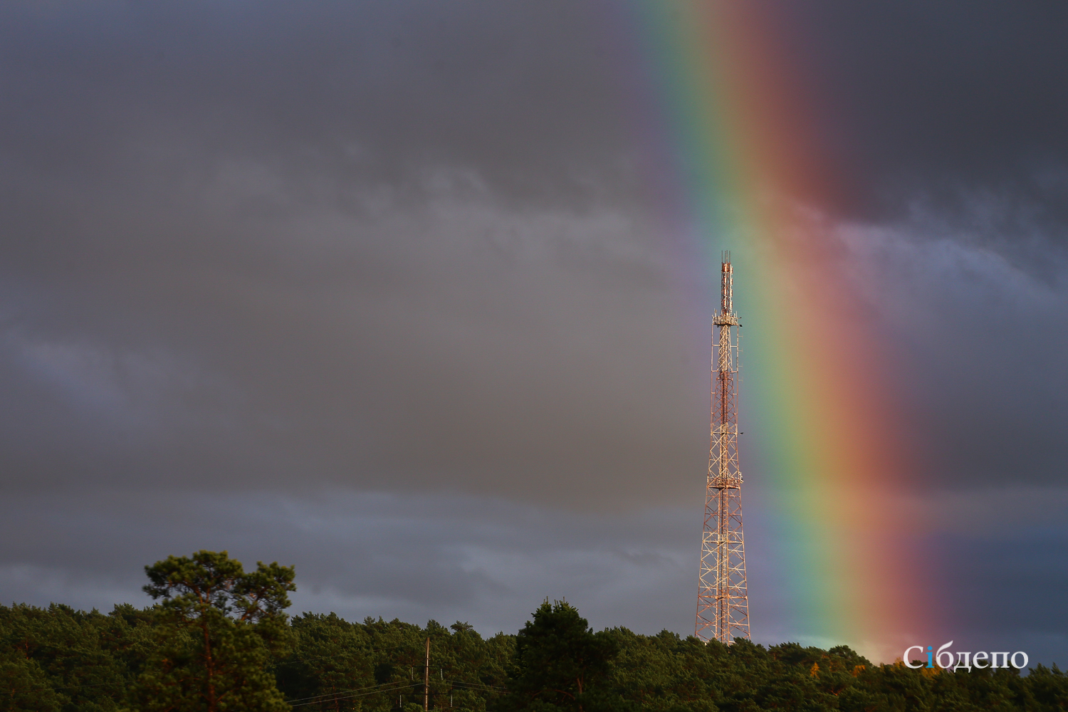 Фото: радуга над Кемеровом