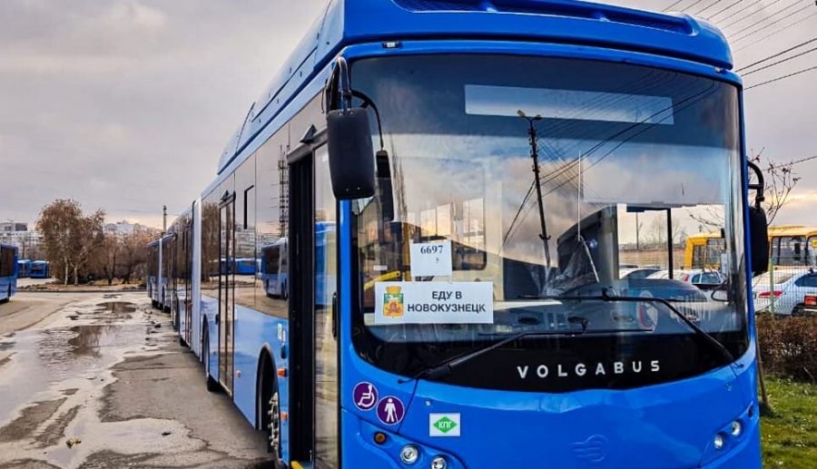 Автобус длиной почти 20 метров будет возить пассажиров по Новокузнецку