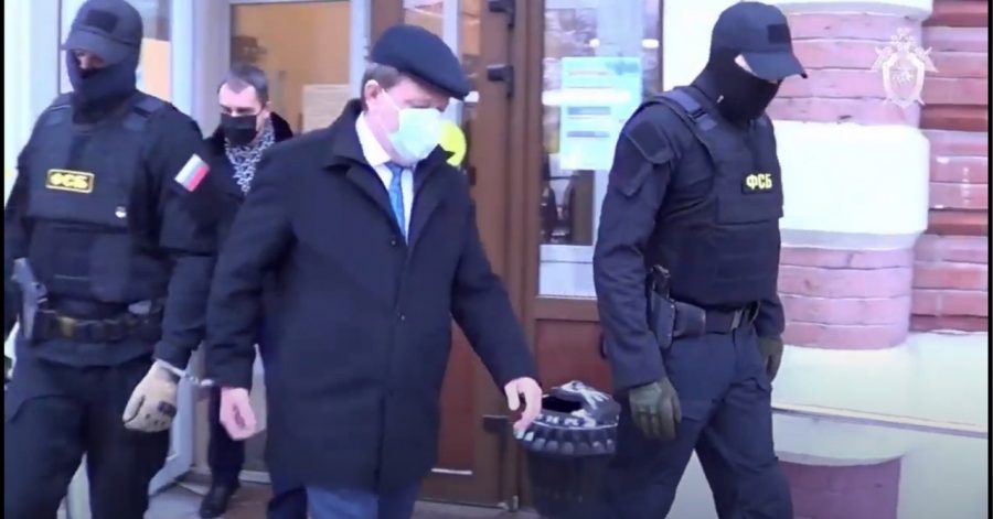 СК опубликовал видео задержания мэра Томска